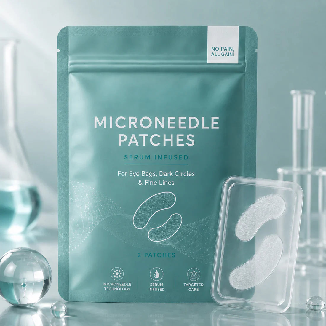 Flohpath | Dissolving Microneedle Eye Patches