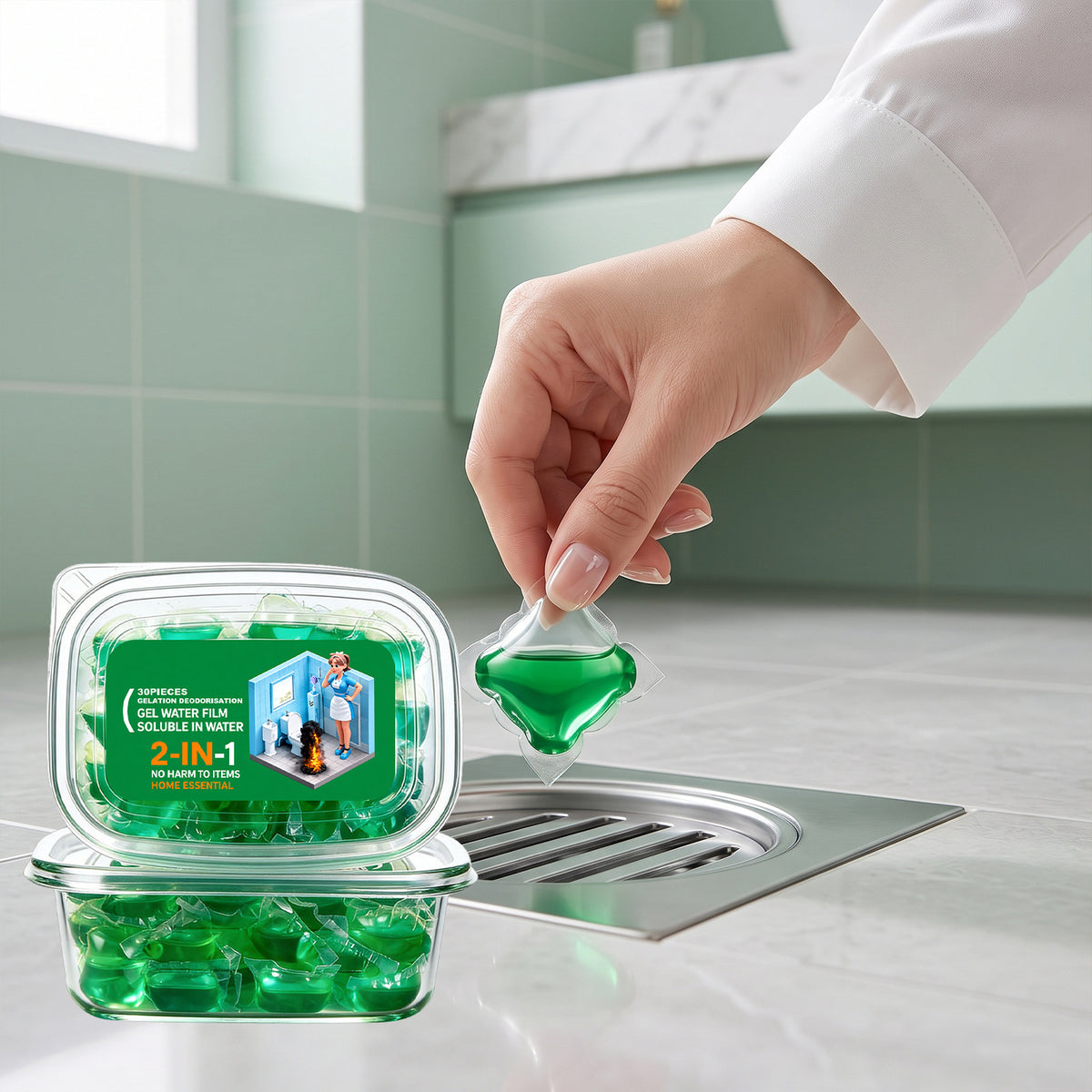 🥳2026 HOT SALE🥳💞50K+ SOLD!｜Drain Deodorizer Pods 🚰✅